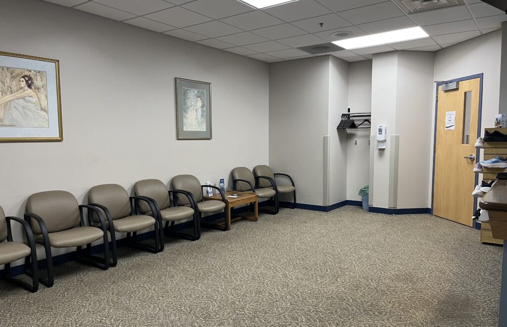 Carson City Clinic waiting area