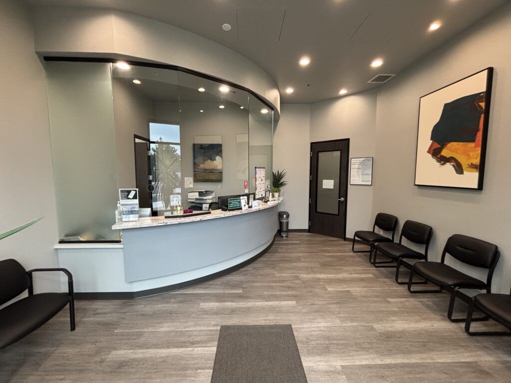Reno Clinic Front Desk and Waiting