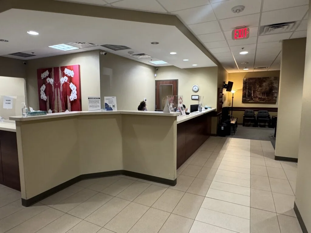 Jeffreys Clinic Front desk and hall