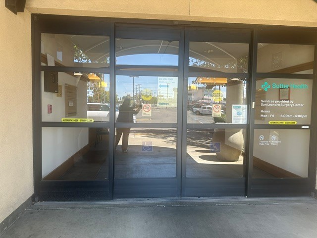 San Leandro Clinic Exterior Front Door