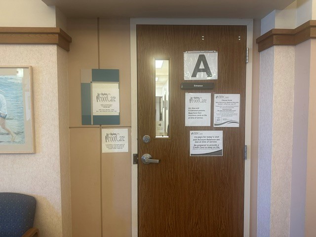 San Leandro Clinic Interior Clinic Door