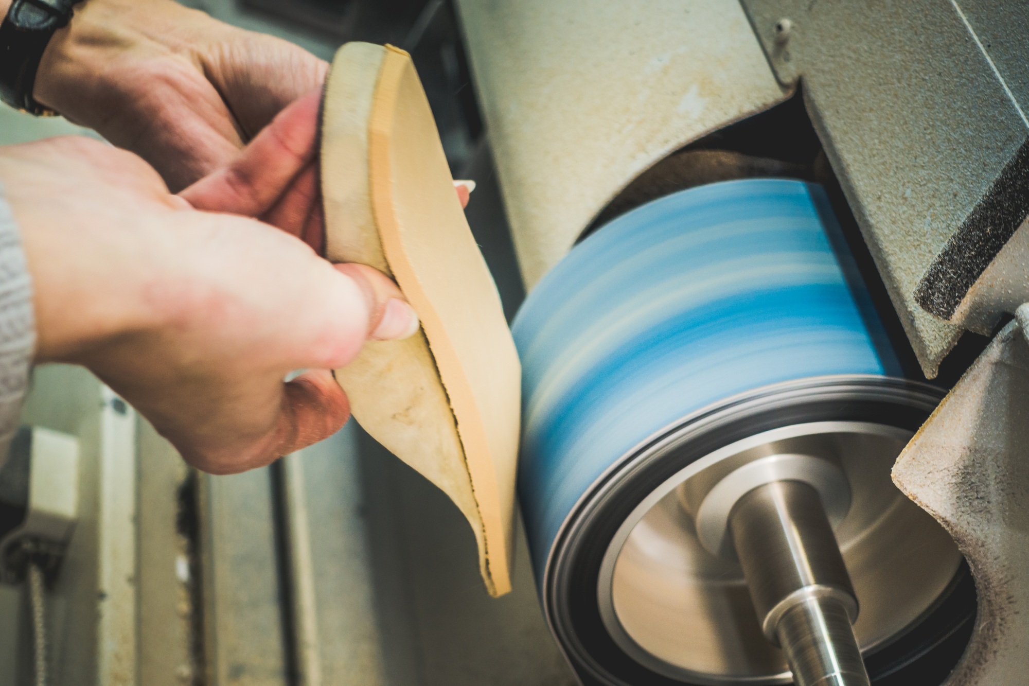 Custom Molded Orthotics - Adjusting an Orthotics Sole by Sanding it