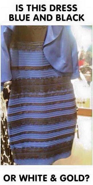 is this dress blue and black, or white and gold